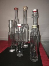 6 x différentes bouteilles en