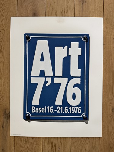 Art basel poster 1976 design - poster,